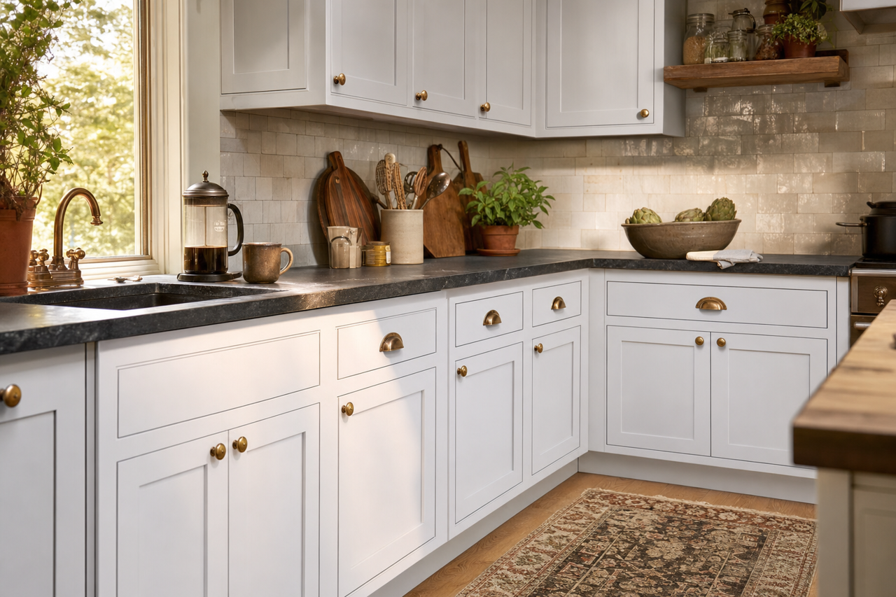 Star Light by Valspar on cabinets