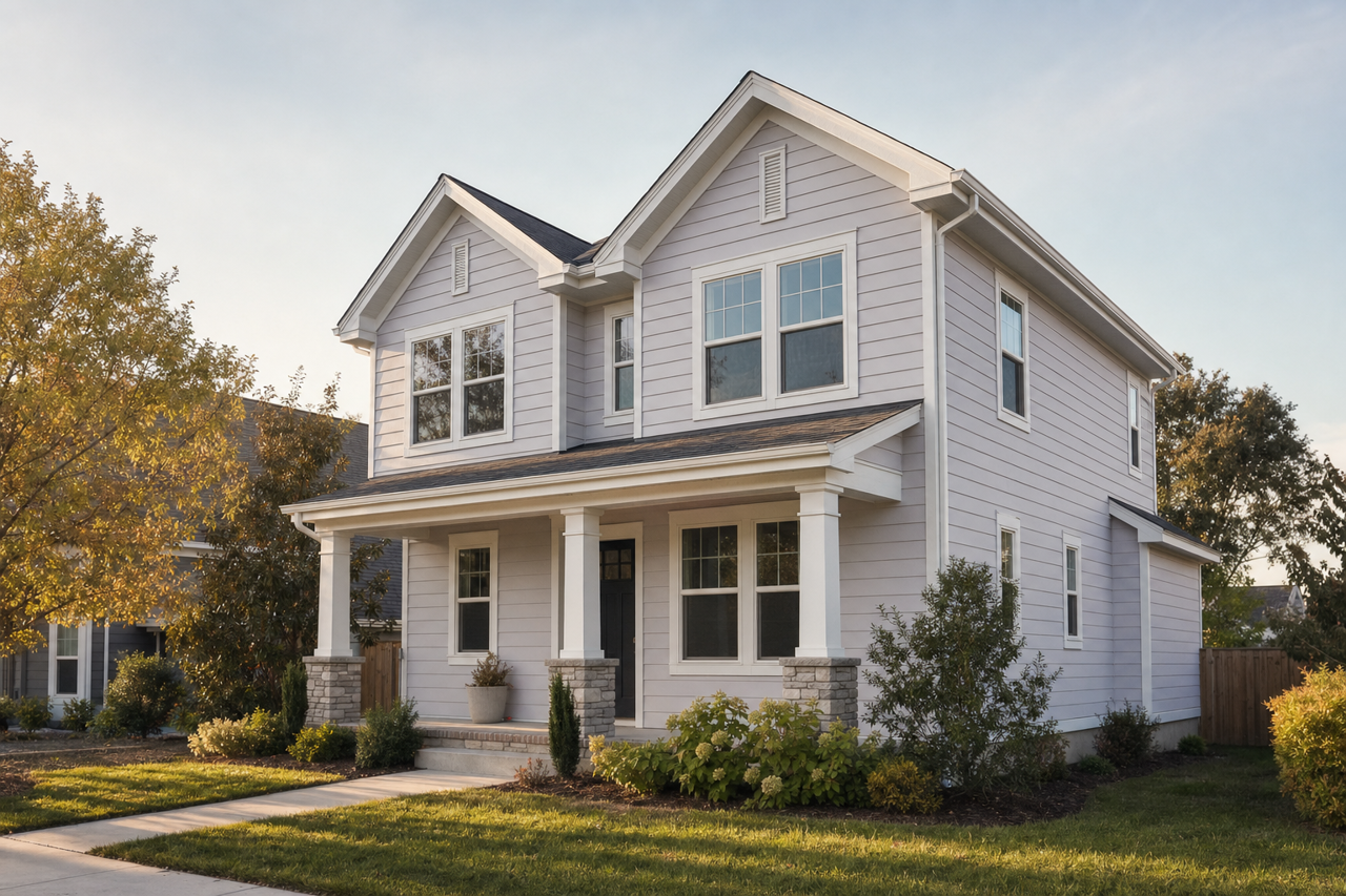 Stardust Evening by Valspar on exterior
