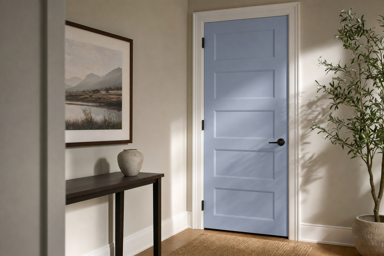 Precious Stone by Valspar on interior-doors