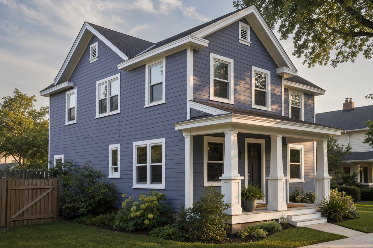 Celestial Mystery by Valspar on exterior