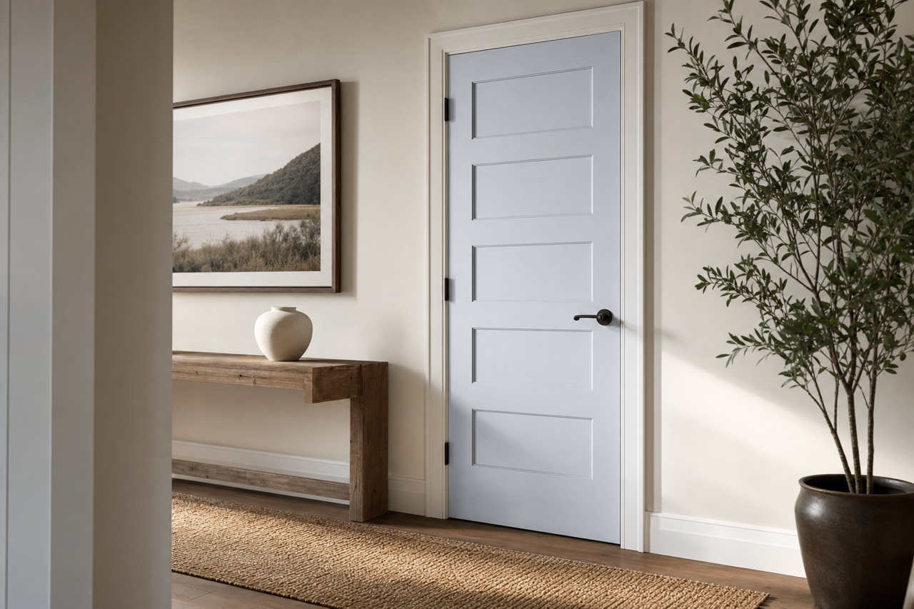 Rising Star by Valspar on interior-doors
