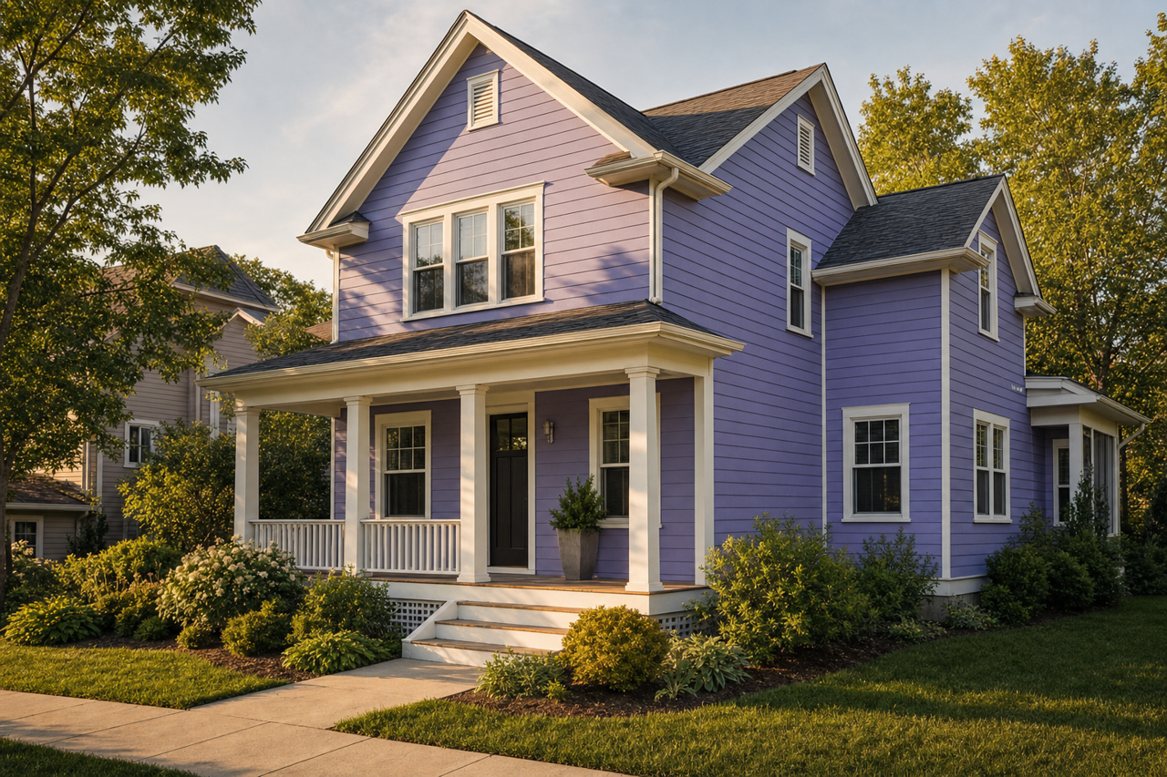 Grapolicious by Valspar on exterior