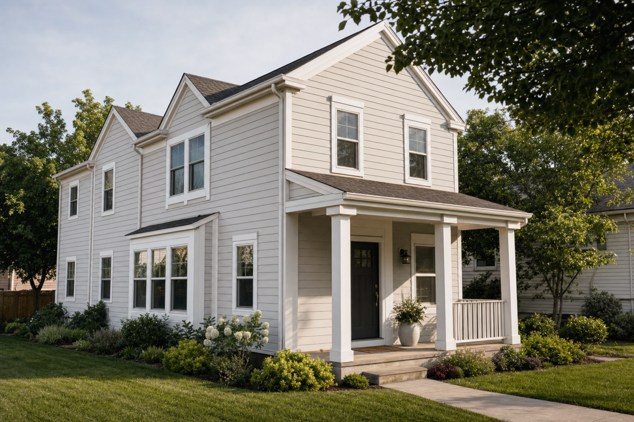Filtered Shade by Valspar on exterior