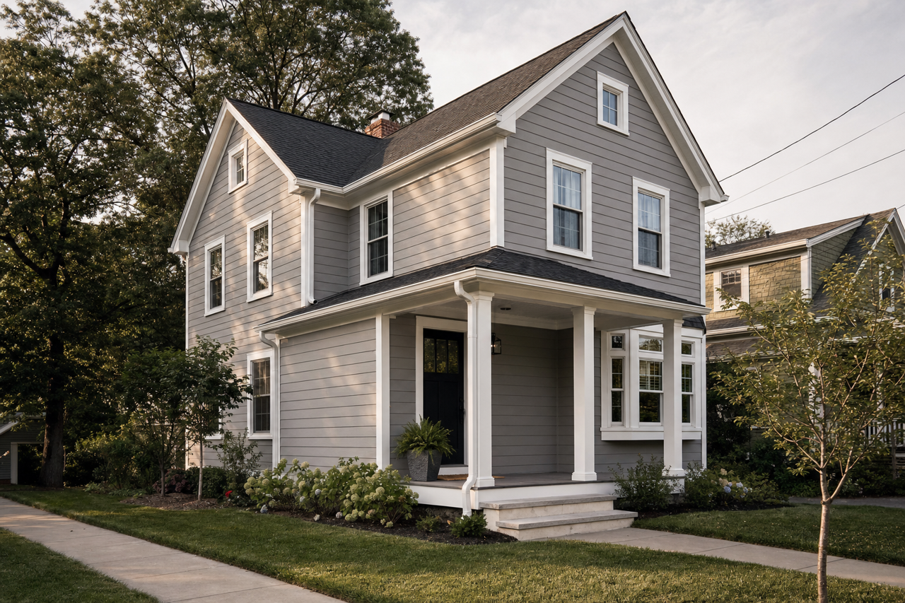 Cathedral Stone by Valspar on exterior