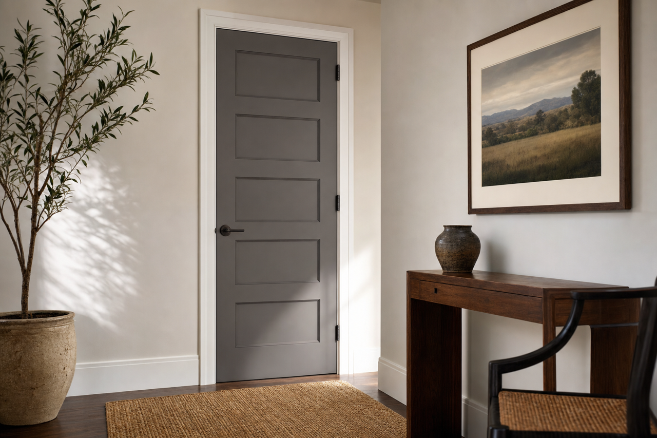 Semi-Sweet by Valspar on interior-doors