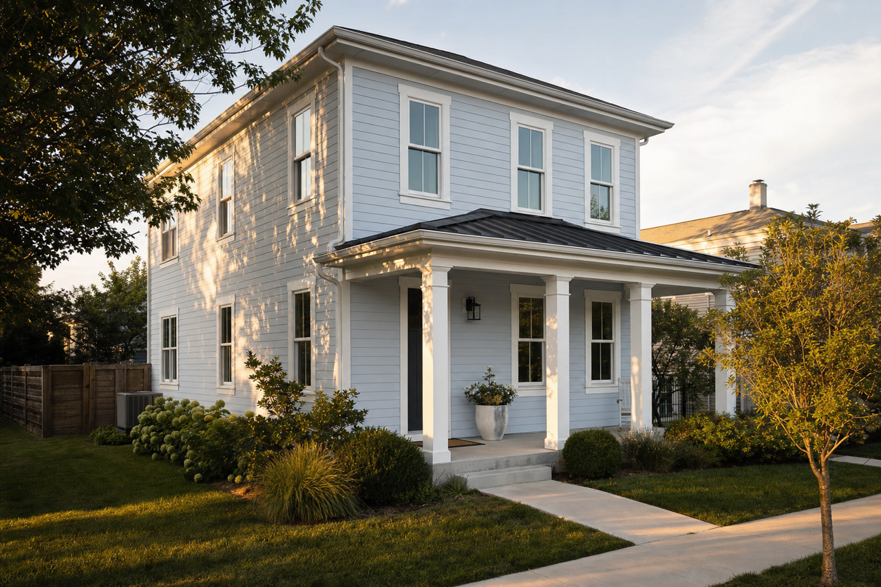 Orchid Ash by Valspar on exterior