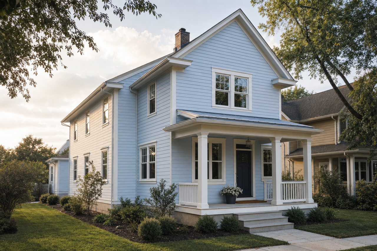 Prairie Sky by Valspar on exterior