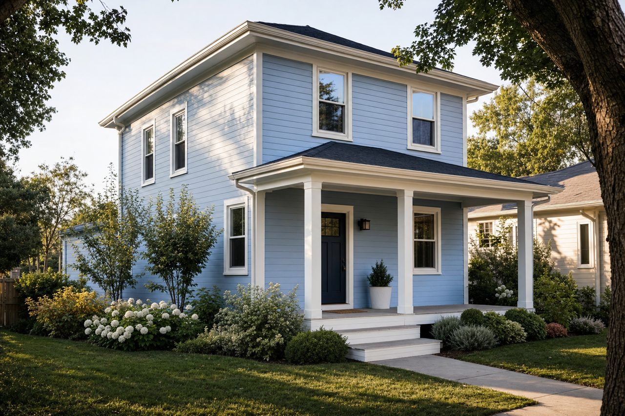 Bliss by Valspar on exterior