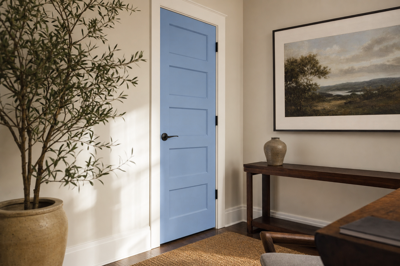 Bliss by Valspar on interior-doors