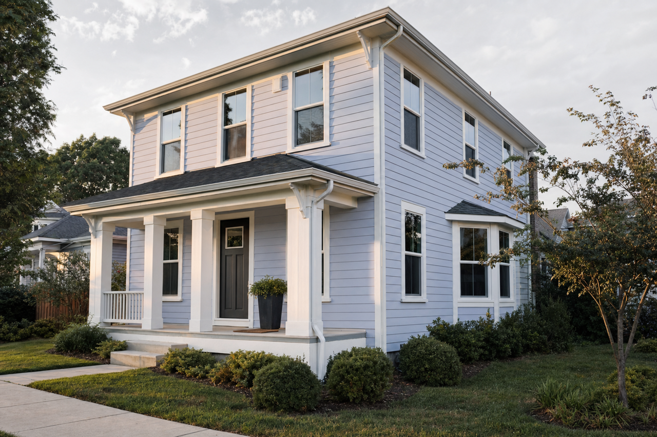 Over the Moon by Valspar on exterior