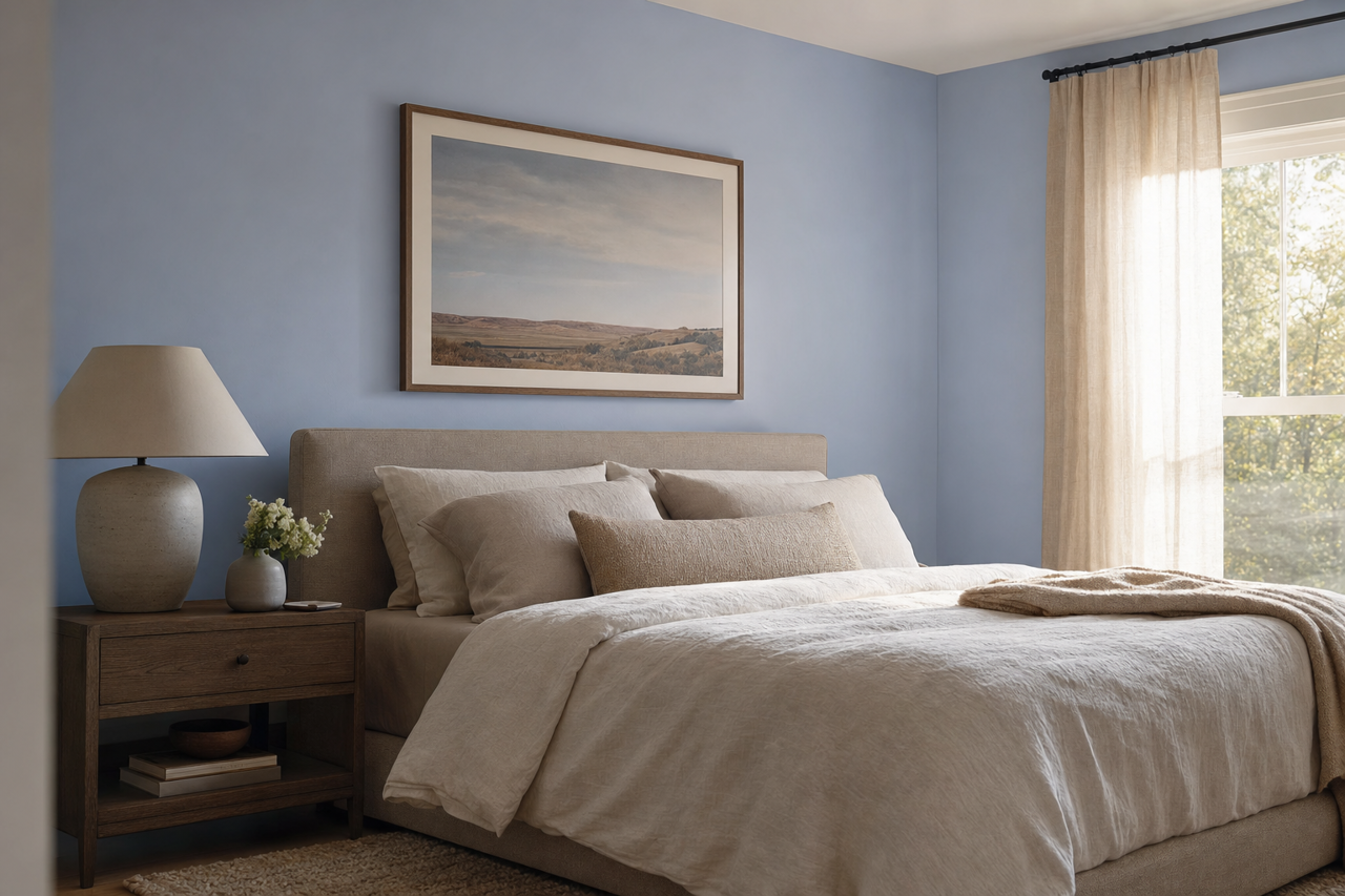 Over the Moon by Valspar on interiors