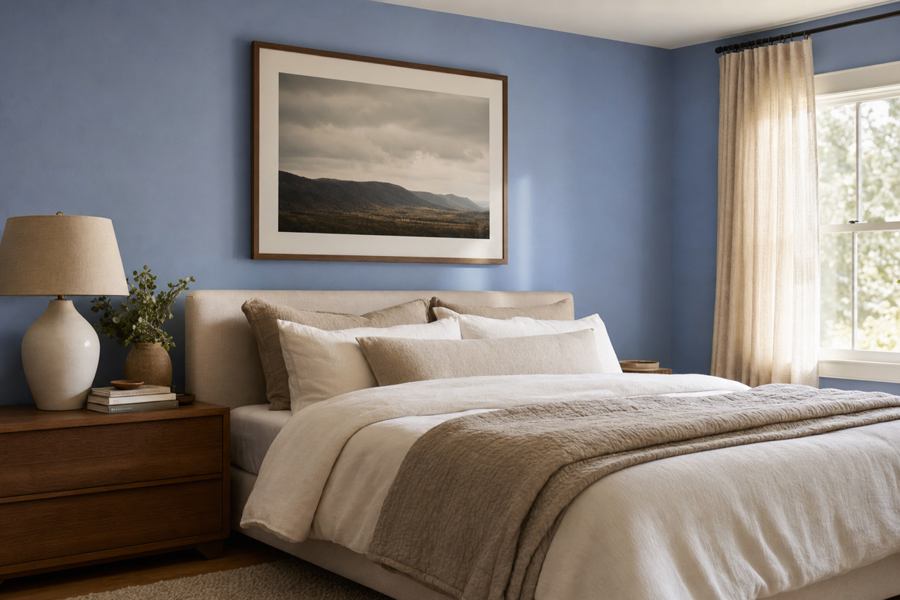 Enchanted Evening by Valspar on interiors
