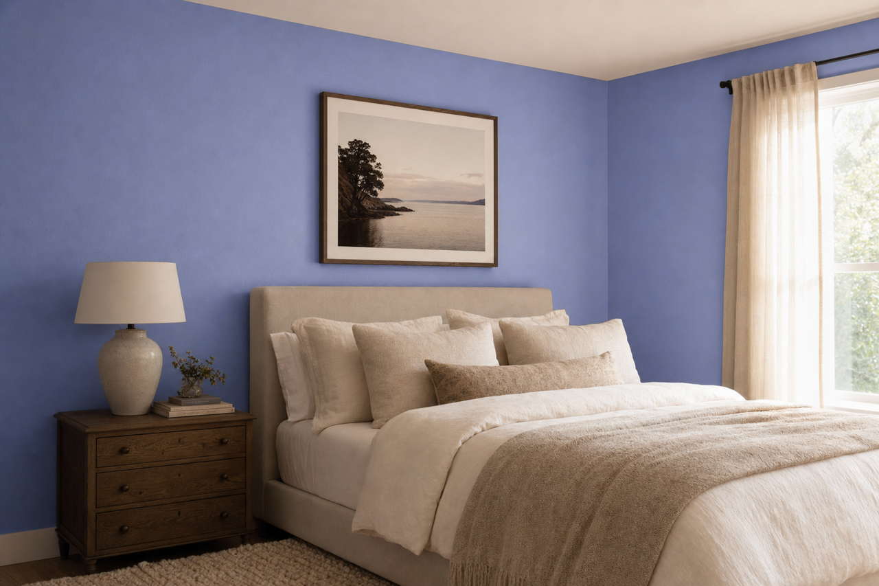 Simply Purple by Valspar on interiors