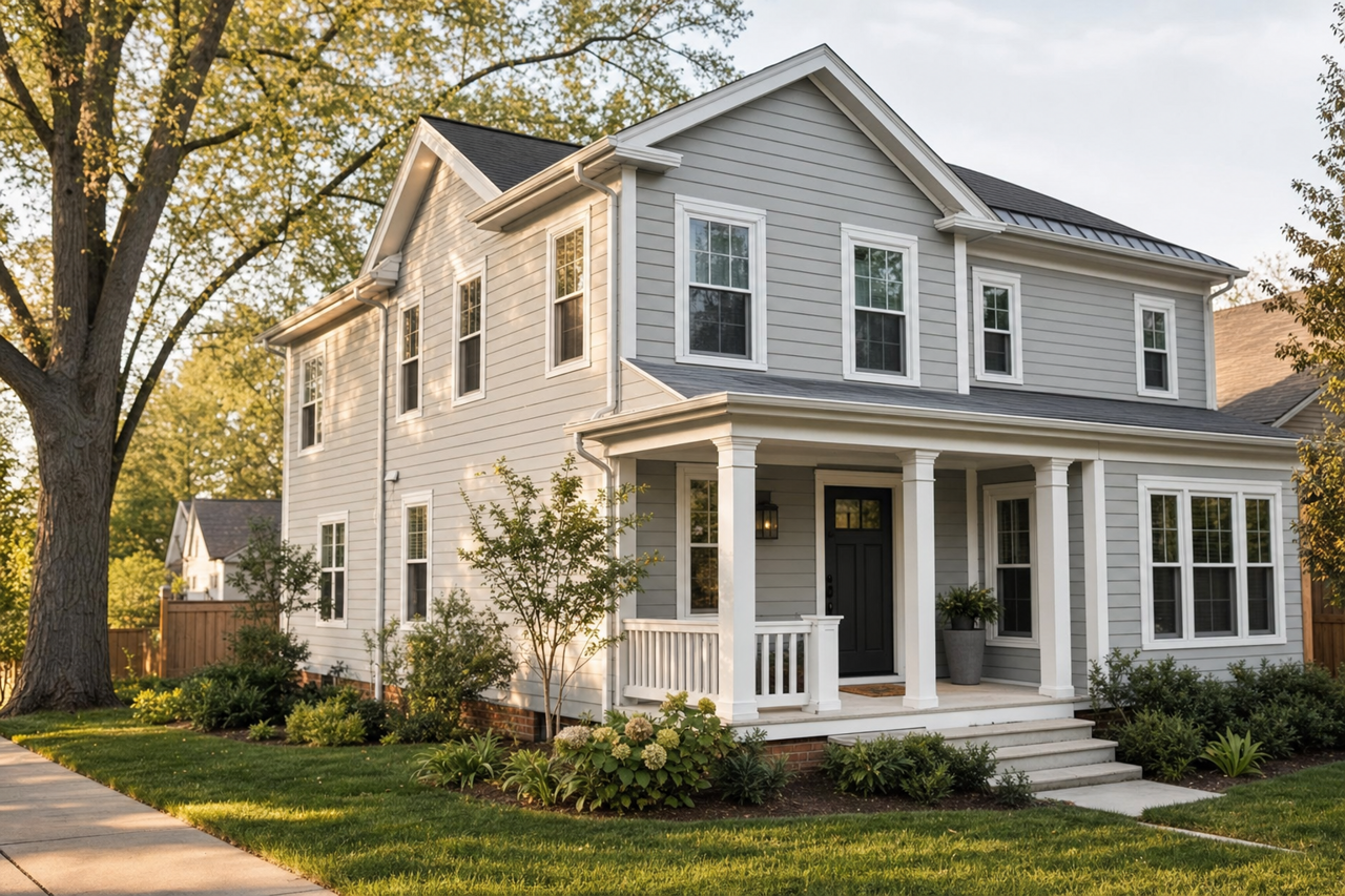 Urban Sunrise by Valspar on exterior