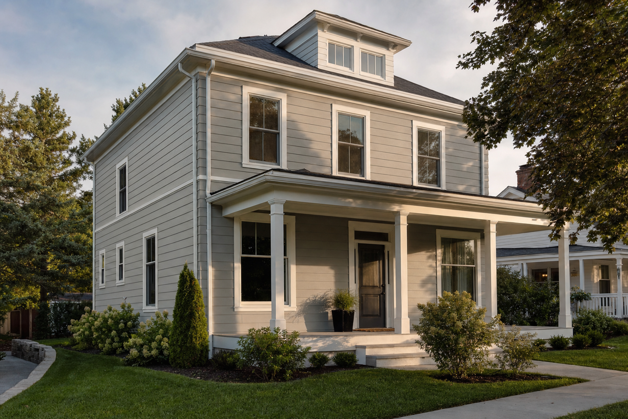 Hazy Stratus by Valspar on exterior