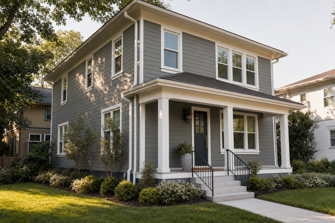 Ocean Storm by Valspar on exterior
