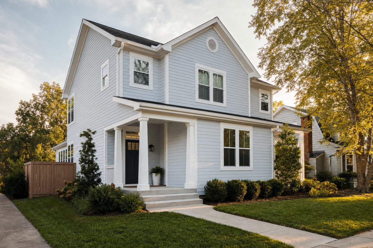Moon Sail by Valspar on exterior