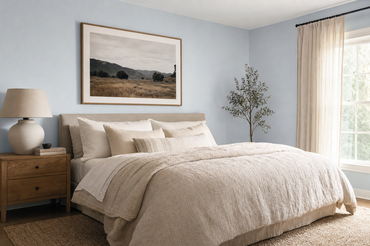 Moon Sail by Valspar on interiors