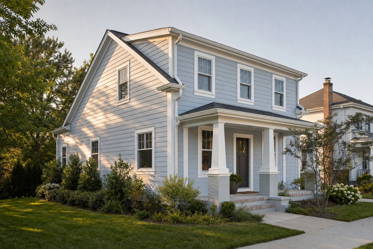 Courtyard Shadow by Valspar on exterior