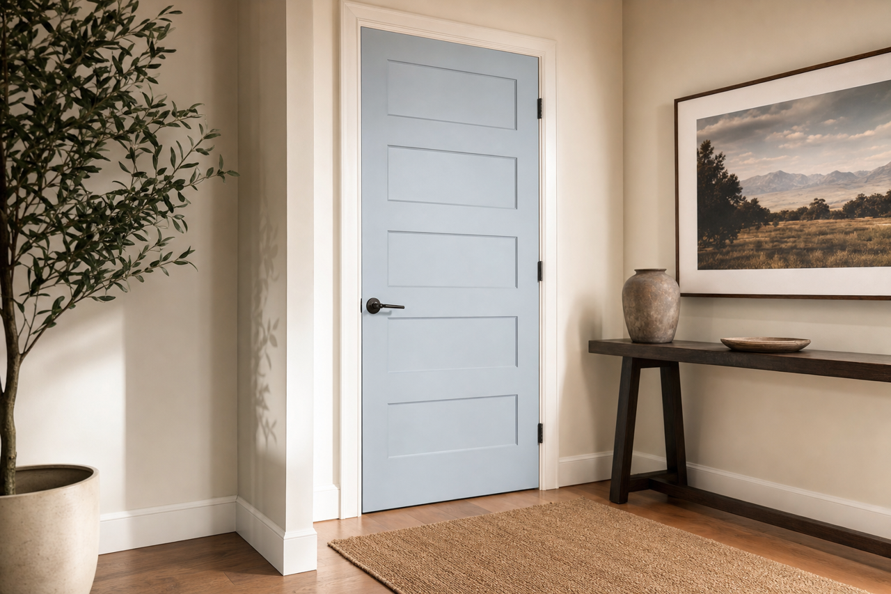 Courtyard Shadow by Valspar on interior-doors