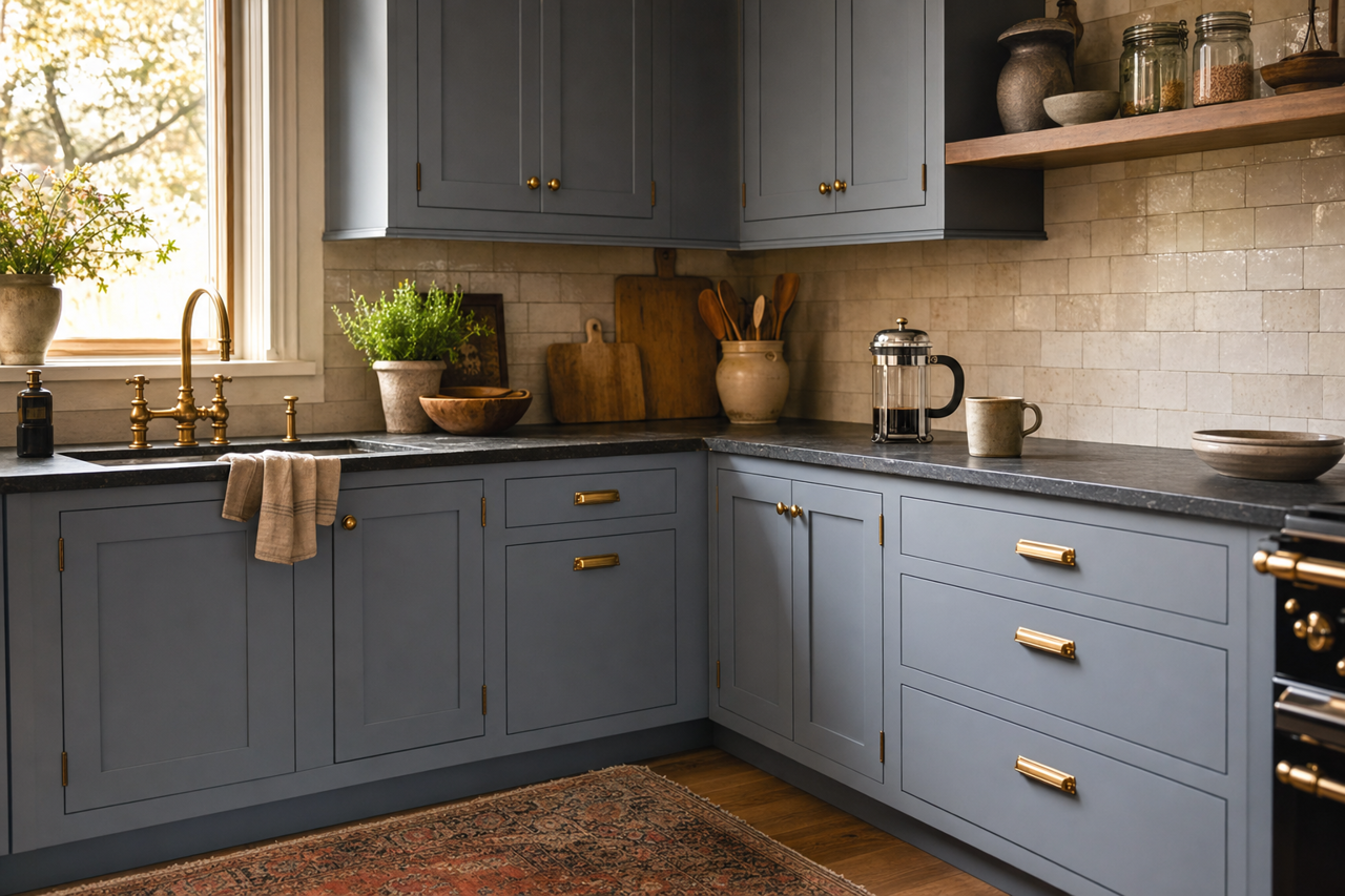 Window Screen by Valspar on cabinets