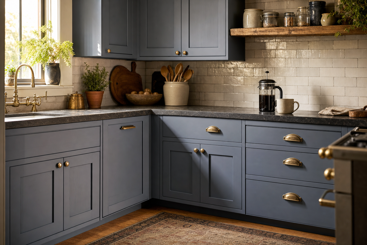 Pacific Coast by Valspar on cabinets