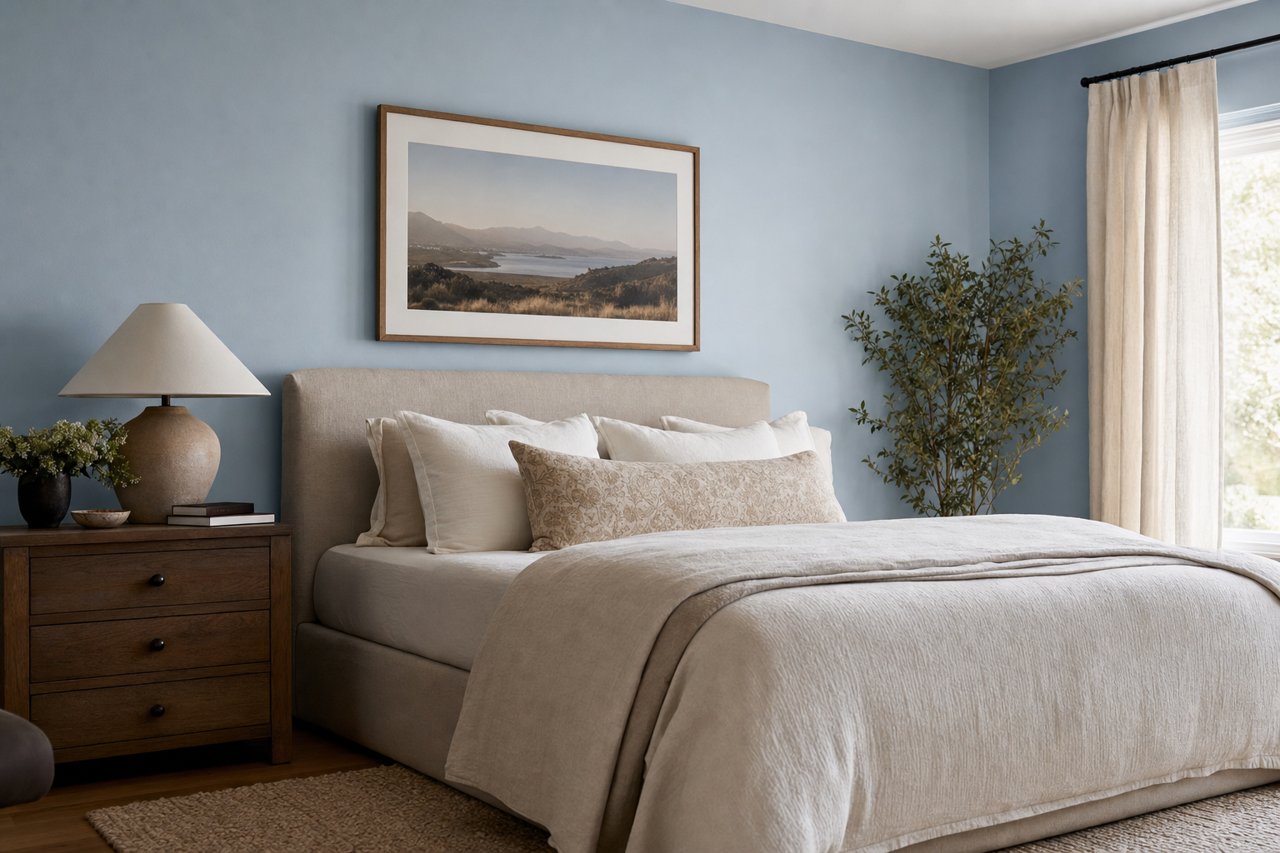 Lovebirds by Valspar on interiors