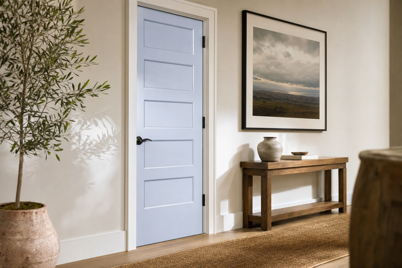 Surrender by Valspar on interior-doors