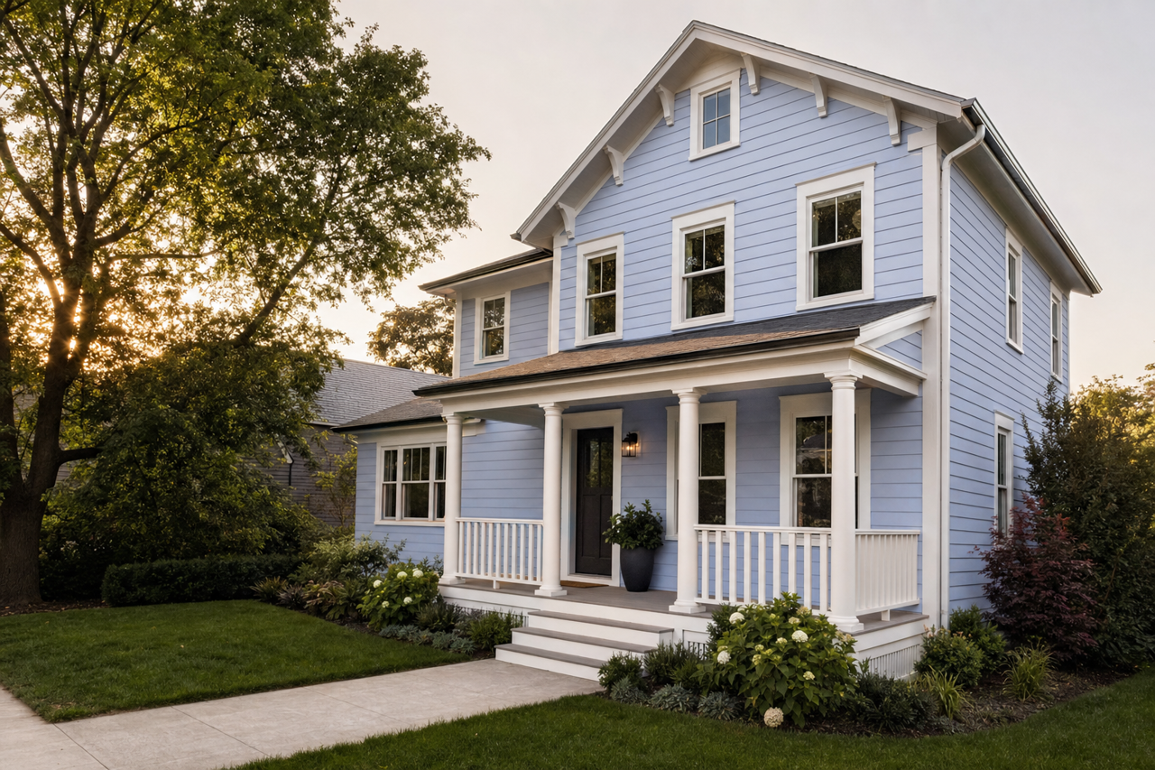 Ticklish by Valspar on exterior