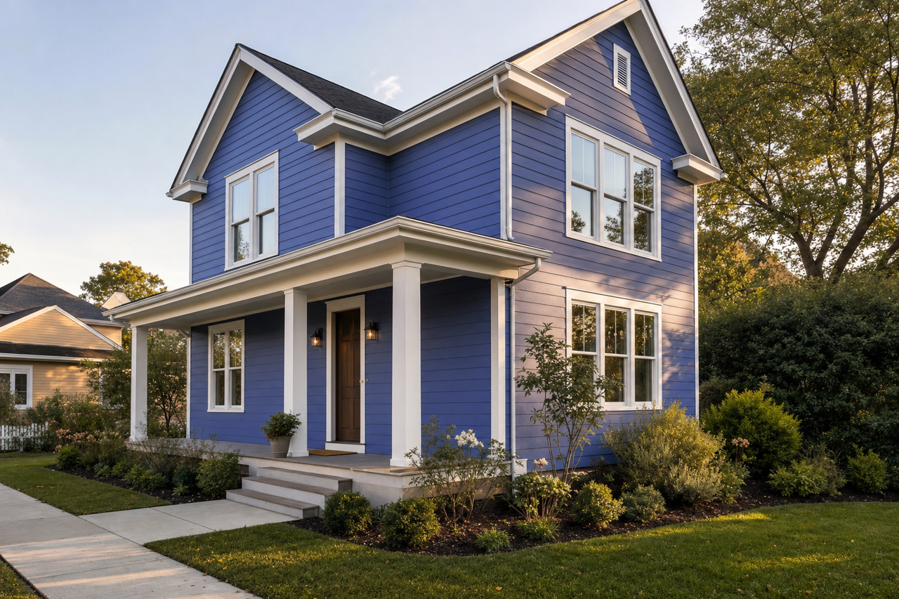 Twinkle Night by Valspar on exterior
