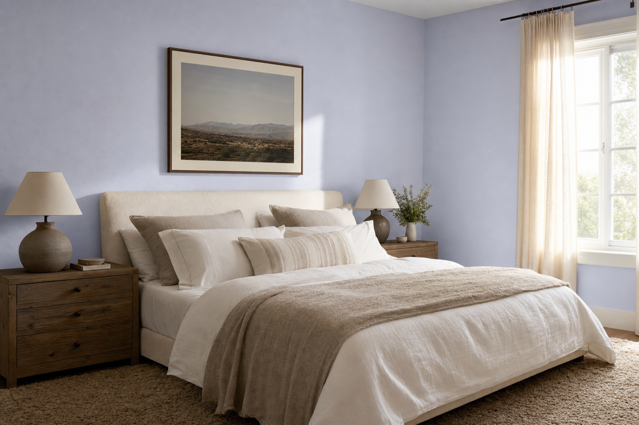 Iris Moon by Valspar on interiors