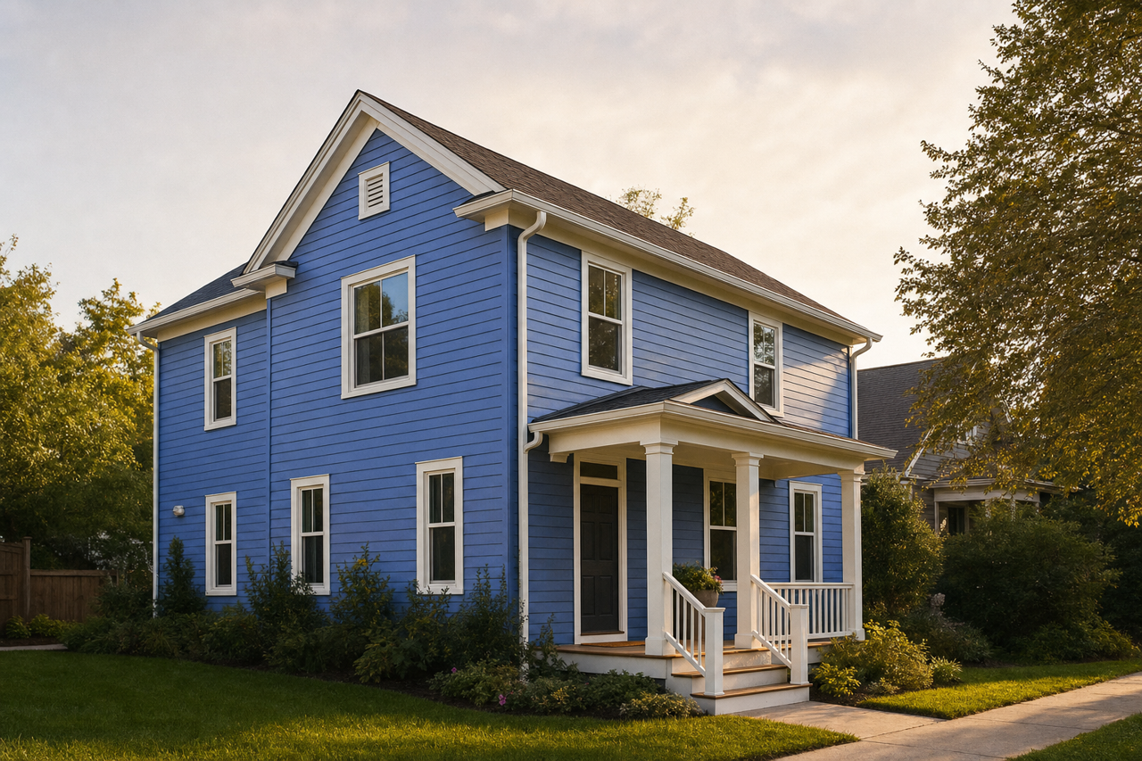 Dazzle by Valspar on exterior