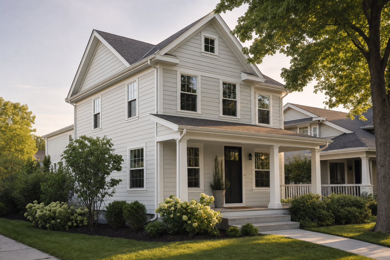 Polar Star by Valspar on exterior