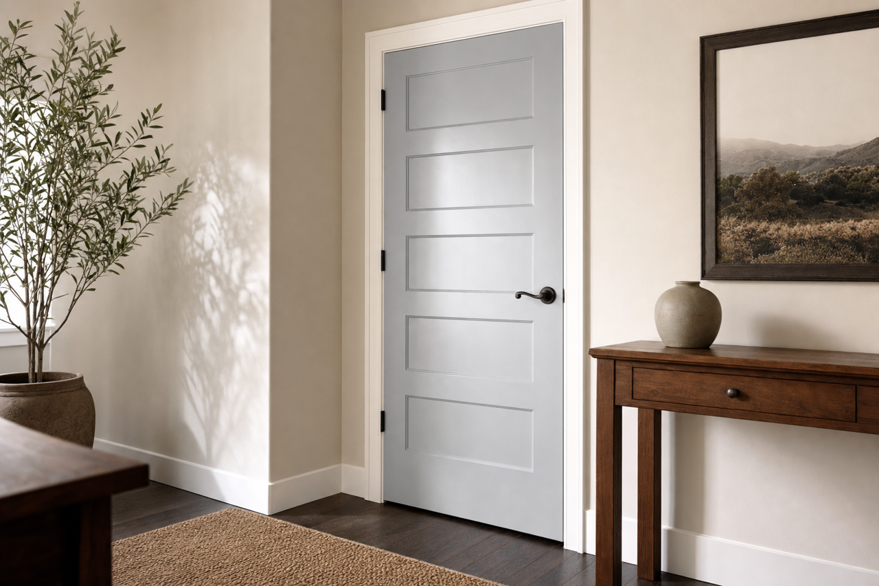 Metropolis by Valspar on interior-doors