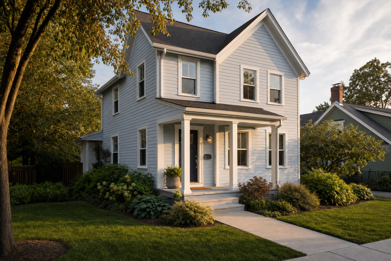 Tinsel Beam by Valspar on exterior