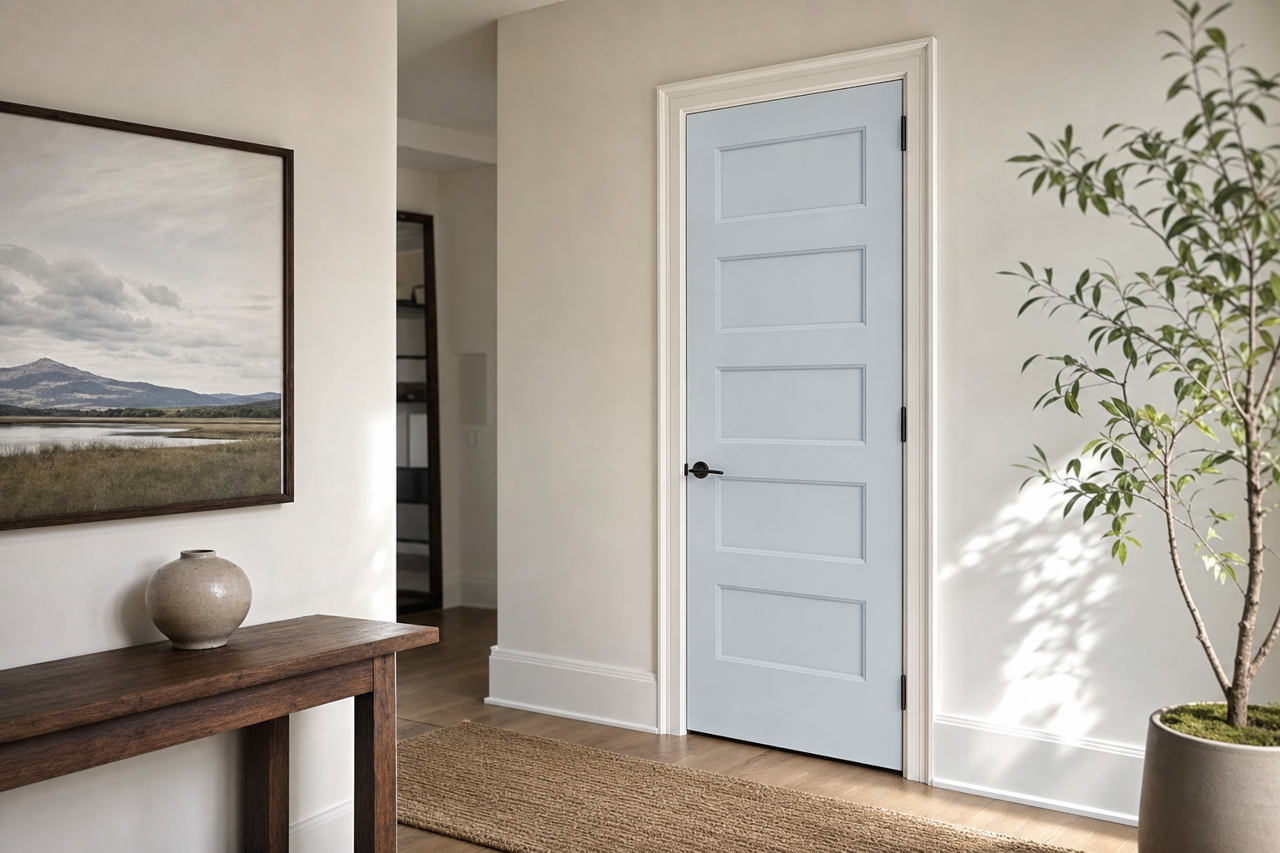 Tinsel Beam by Valspar on interior-doors
