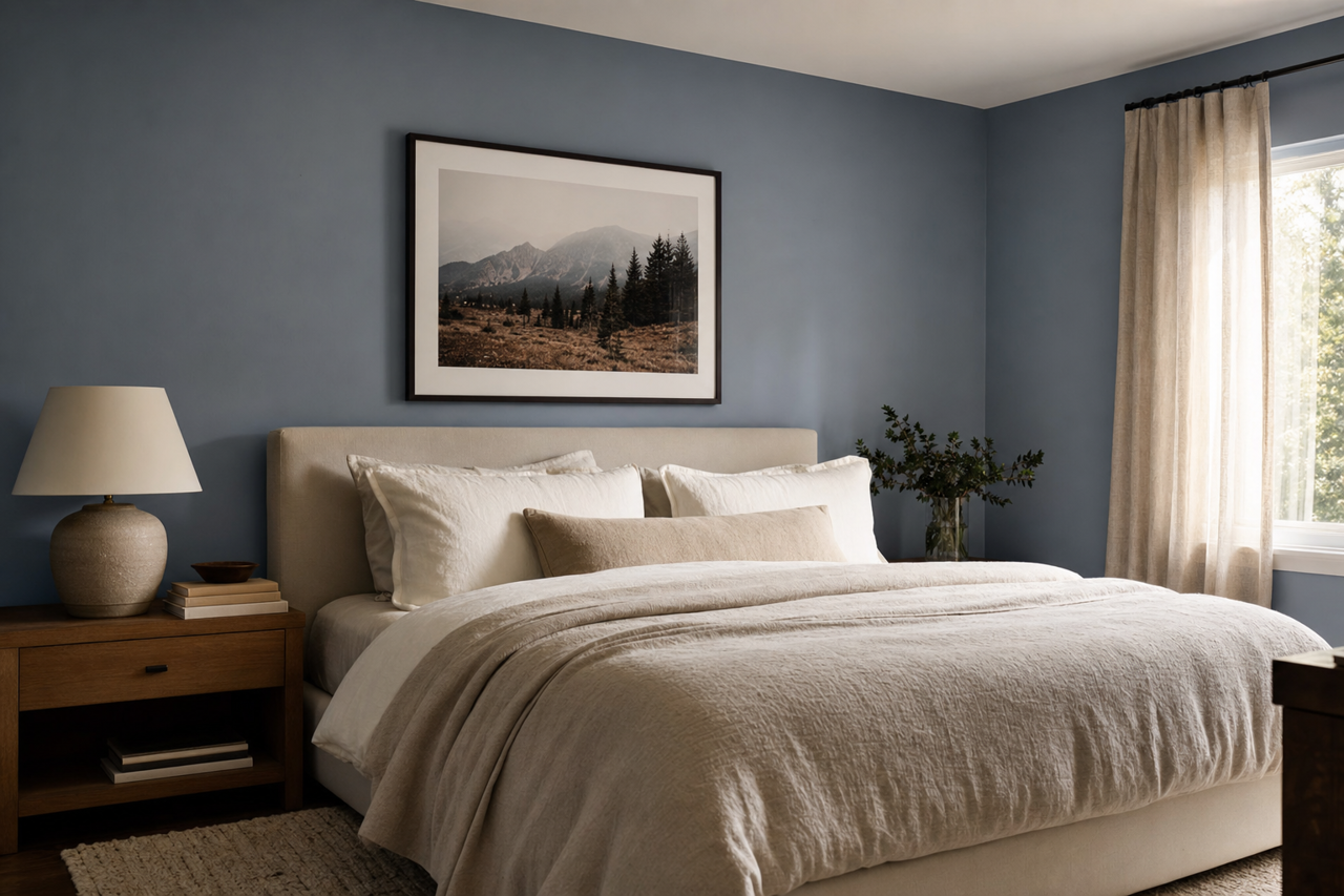 Gray Lavender by Valspar on interiors