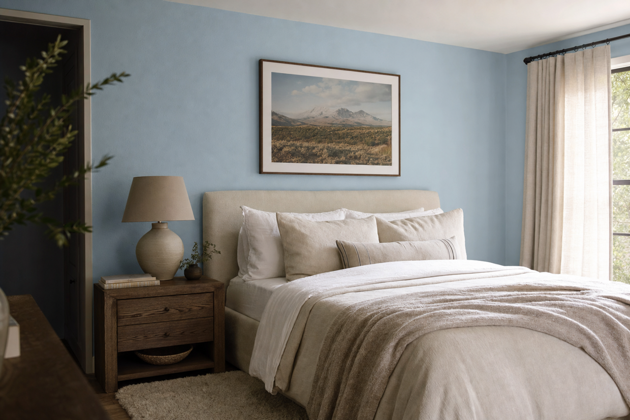 Sailboat by Valspar on interiors