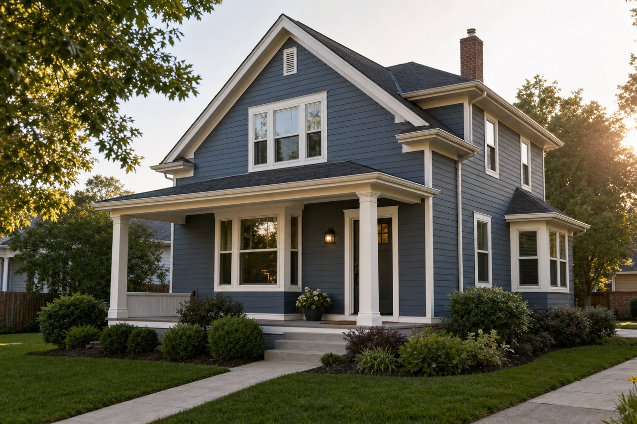 Mountain River by Valspar on exterior