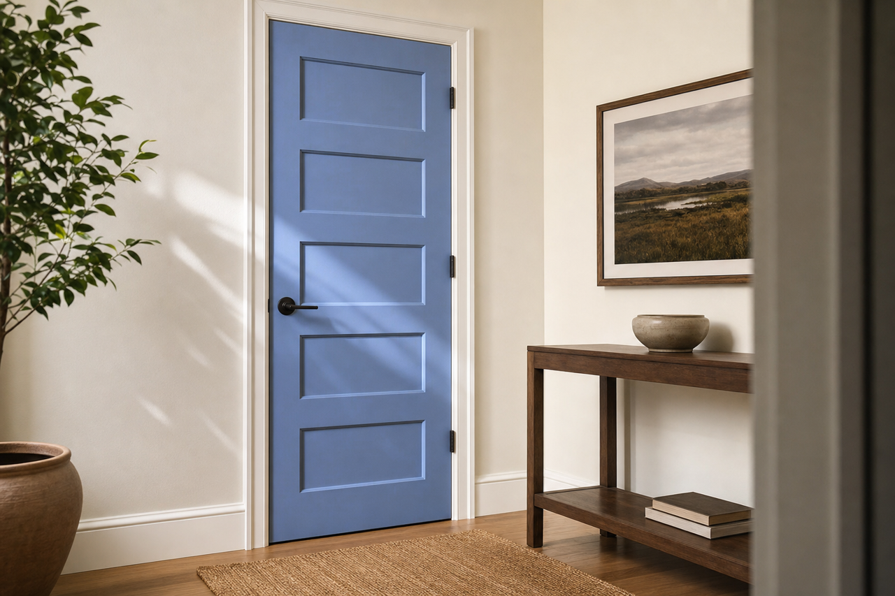 Jazzy by Valspar on interior-doors