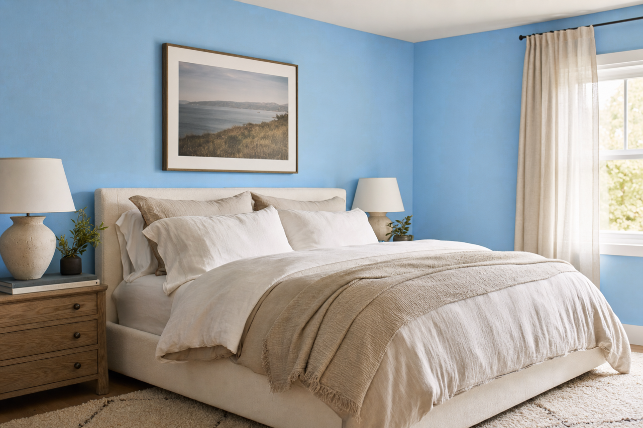 High Seas by Valspar on interiors
