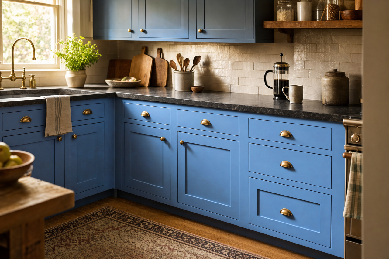 Someday by Valspar on cabinets