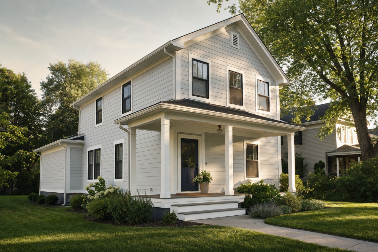 Silver Leaf by Valspar on exterior
