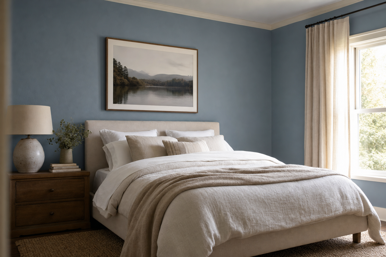 Royal Gray by Valspar on interiors