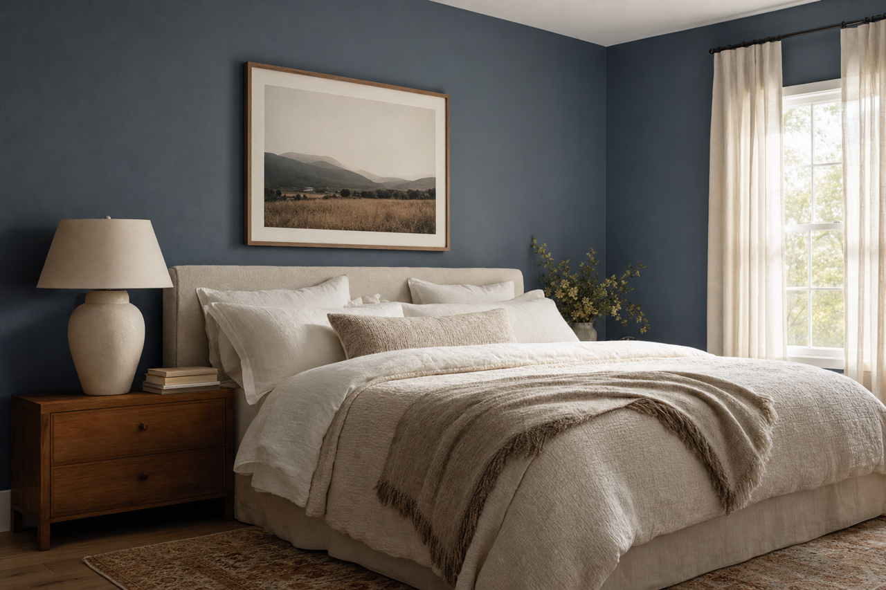 Moon Shade by Valspar on interiors