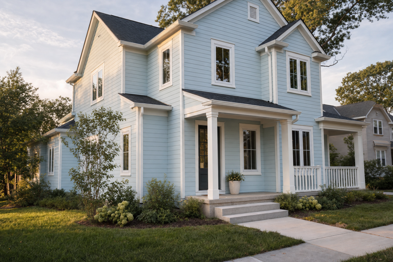 New Day by Valspar on exterior