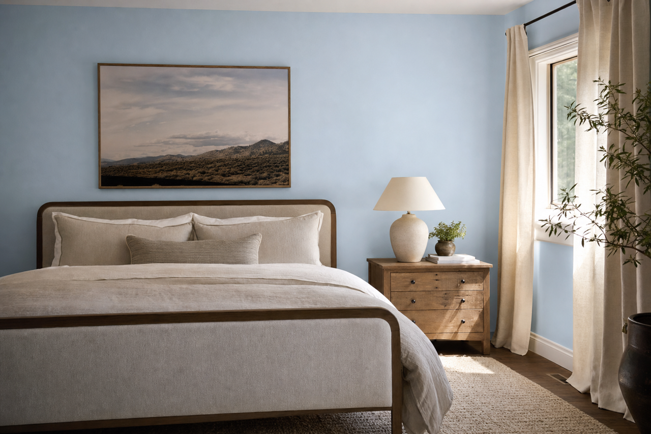Dewdrop by Valspar on interiors