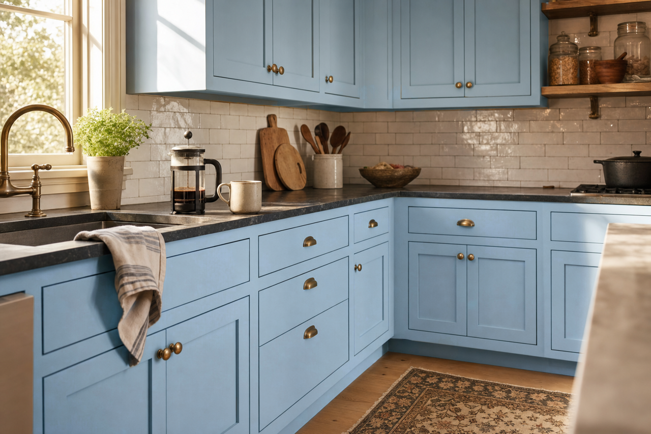 Loyalty by Valspar on cabinets
