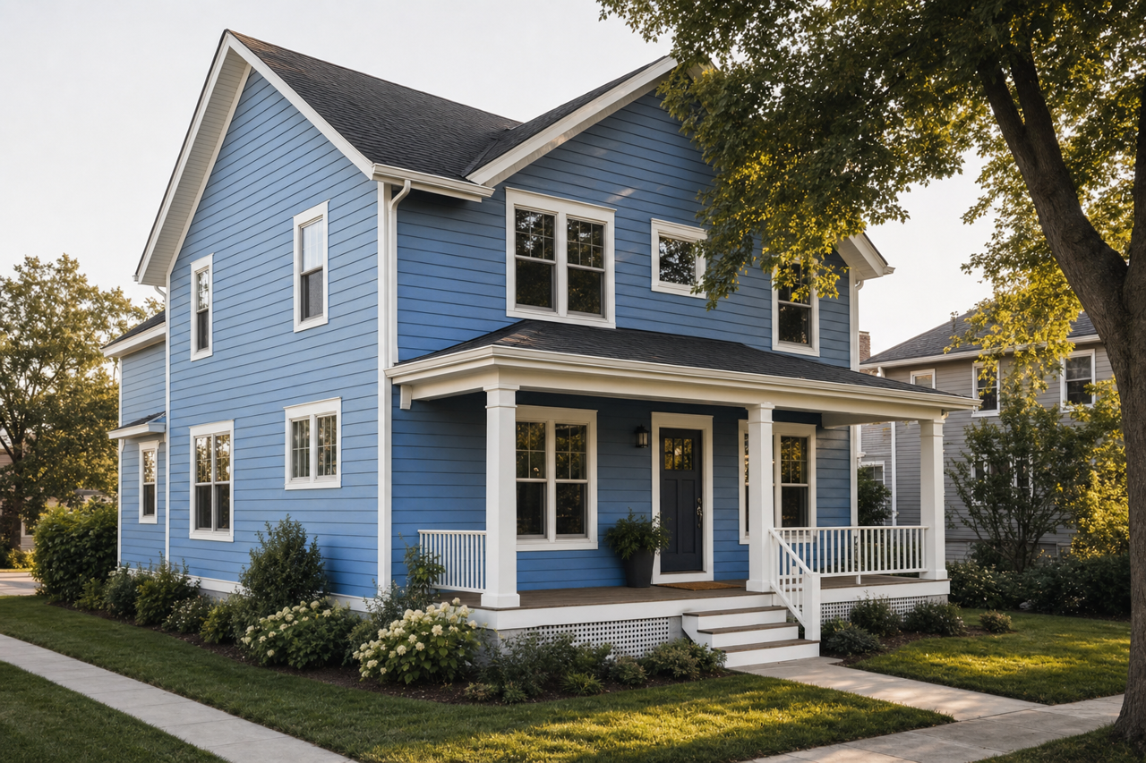 Mountain Lake by Valspar on exterior