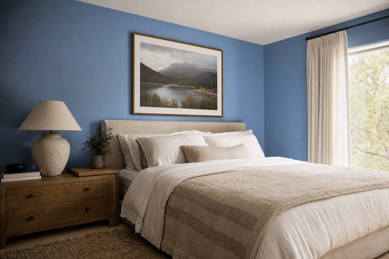 Mountain Lake by Valspar on interiors